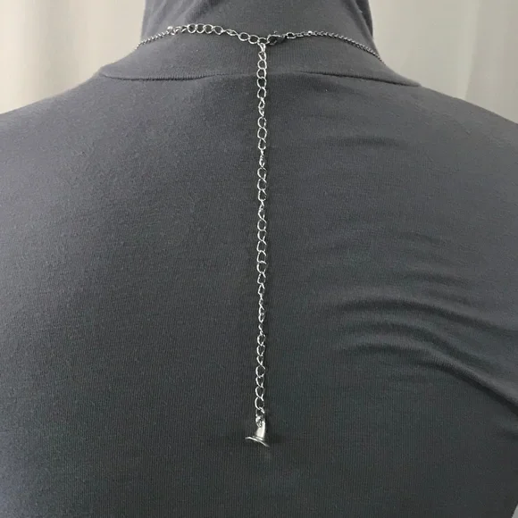 “All Hallows Eve" Handmade Silver Halloween Charm Necklace Haunted House Pumpkin - Picture 10 of 15